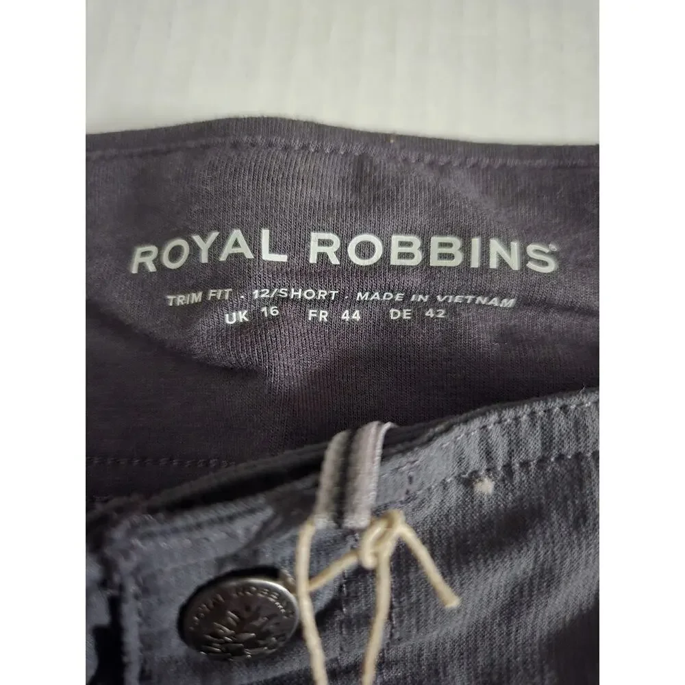 Royal Robbins Womens Jammer II‎ Pant Y34176 568 Asphalt Gray Size 12 Short NWT - Picture 4 of 12